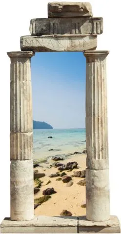 מדבקת שער 3D | הדרך לים