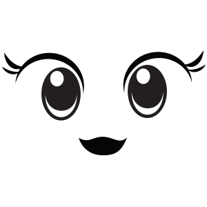 מדבקה למקרר פנים חמודות