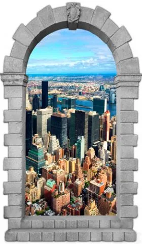 אשליית תלת מימד שער לניו יורק