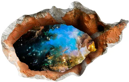 מדבקת חור לחלל החיצון