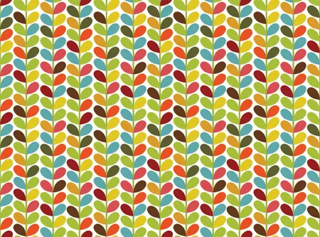 טפט עלים צבעוניים