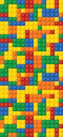 מדבקה למקרר בעיצוב לגו