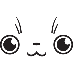 מדבקה למקרר | פרצוף חתולי