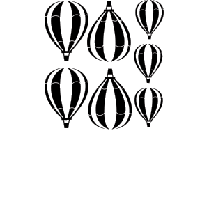 כדורים פורחים בשמיים