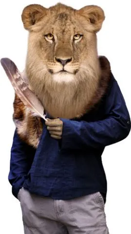 מדבקת אריה שרמנטי