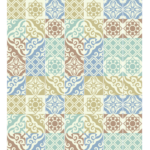 מדבקות למדרגות עיטור פסטל