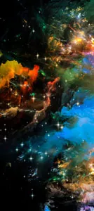 טפט לדלת ברכת הבית גווני כחול