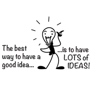 מדבקת הסוד של רעיון טוב