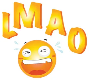 מדבקת קיר | סמיילי צוחק