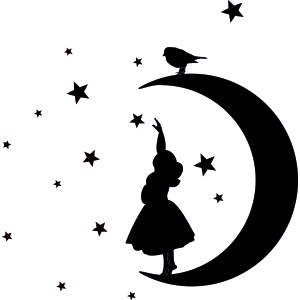 מדבקת קיר של חתול חמוד