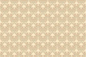 טפט עיטור פרחי וינטג׳ בכתום