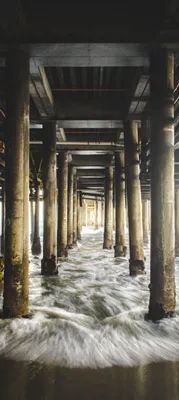 טפט מדבקה לדלת | גשר תלוי