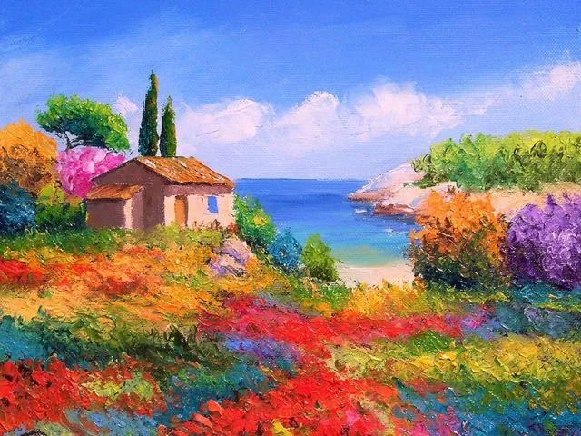 מדבקת טפט | בית קטן בערבה