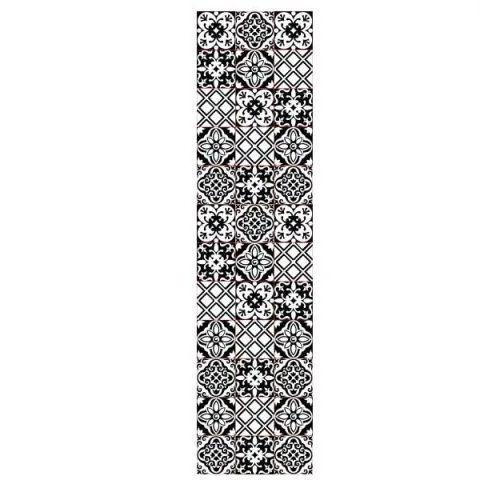 טפט אריחים שחור לבן