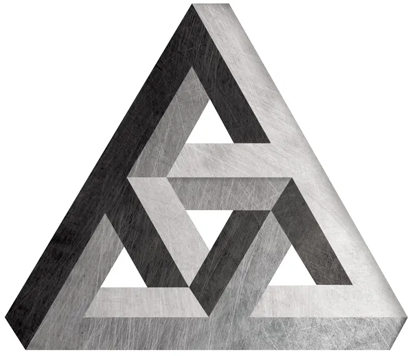 מדבקת קיר | משולש מורכב