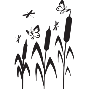 סט מדבקות קיר | לוטוס