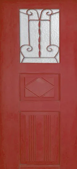 מדבקת טפט לדלת | אדום מלכות