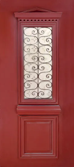 מדבקה לדלת חלון מעוטר