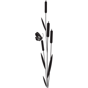 מדבקת קיר | קנה סוף