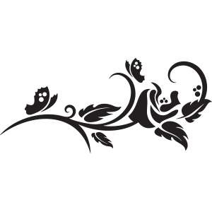 מדבקת ורד רומנטית