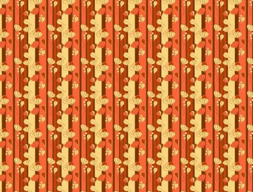 טפט קיר רטרו חמים