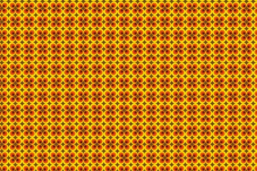 טפט קיר - פרחי רטרו