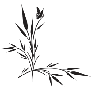 מדבקת קיר | פרפר מתכת