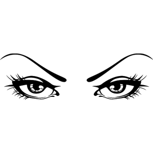 מדבקת קיר | עיניים צופות