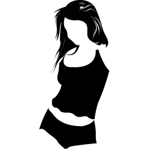 מדבקת בחורה חושנית