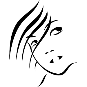 מדבקת קיר | פנים עדינות