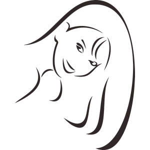 מדבקת קיר | החיוך שלה