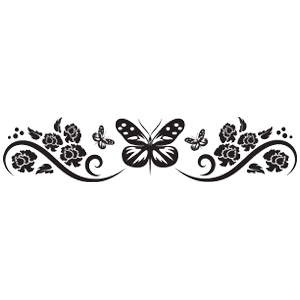 מדבקת קיר | פרפר החופש