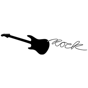 מדבקת גיטרה חשמלית