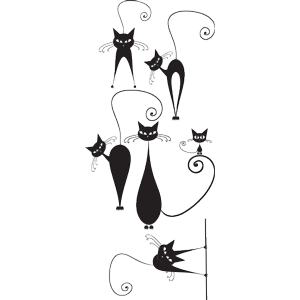 מדבקת טיול החתול