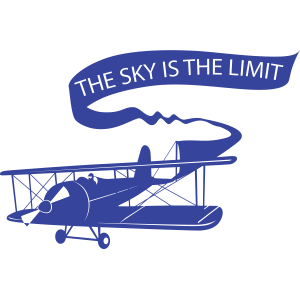 מדבקת השמים הם הגבול