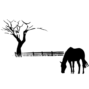 מדבקת קיר אישה בחלון