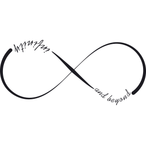 מדבקת קיר אינסוף ומעבר