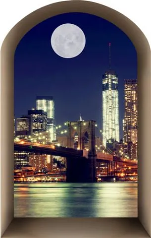 מדבקת נישת חלון עם זברות בשקיעה