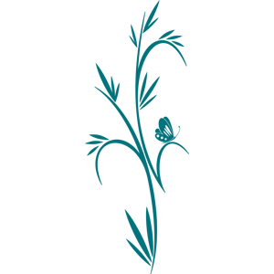 מדבקת קיר | צמח דוקורטיבי