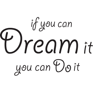 מדבקת קיר - אם אתה יכול..