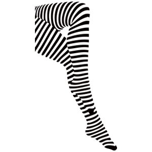 מדבקת קיר | גרבי פסים