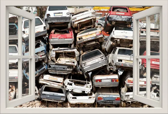 מדבקת חלון 3D | מכבי חיפה נגד מכבי ת"א