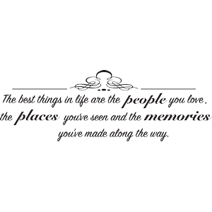 מדבקת קיר הדברים הטובים