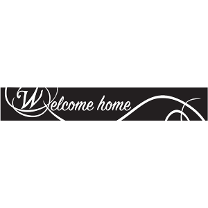 מדבקת באנר | Welcome home