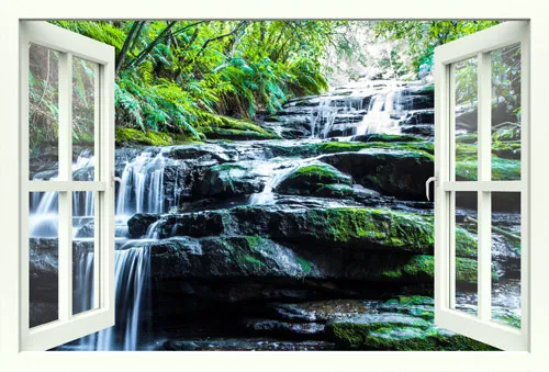 מדבקת חלון 3D | משחק ברצלונה נגד מדריד