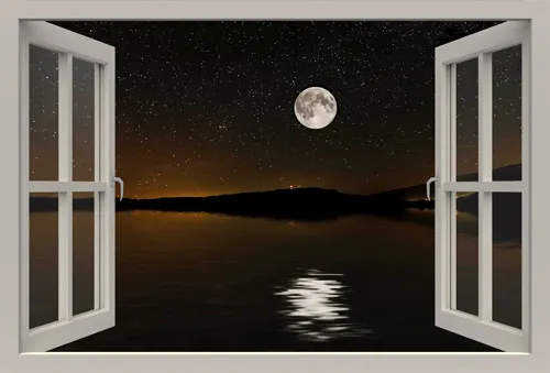 מדבקת חלון 3D | משחק ברצלונה נגד מדריד