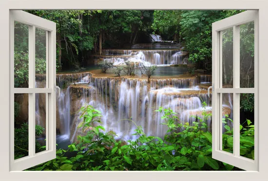 מדבקת חלון 3D | משחק ברצלונה נגד מדריד