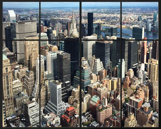 מדבקת קיר | חלון לניו יורק