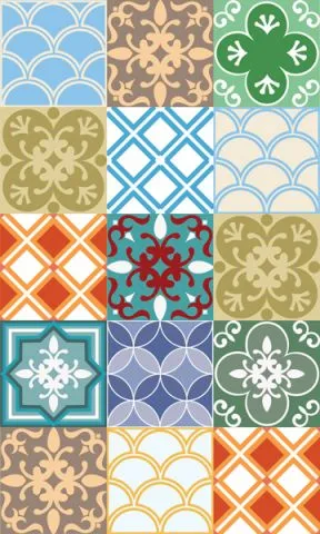 מדבקות אריחים | פסיפס צהוב