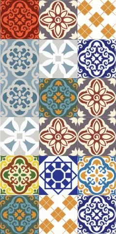 מדבקות אריחים | מרובעים